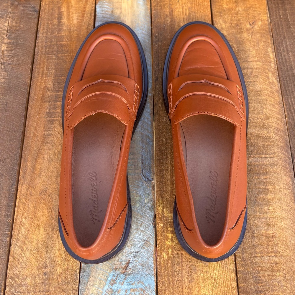 Madewell Tan Leather Loafers - Picture 9 of 15